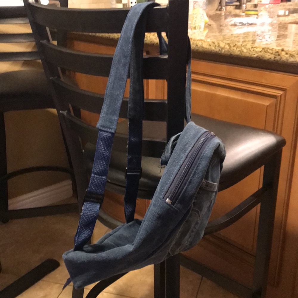 Denim backpack purse - Picture 5 of 5